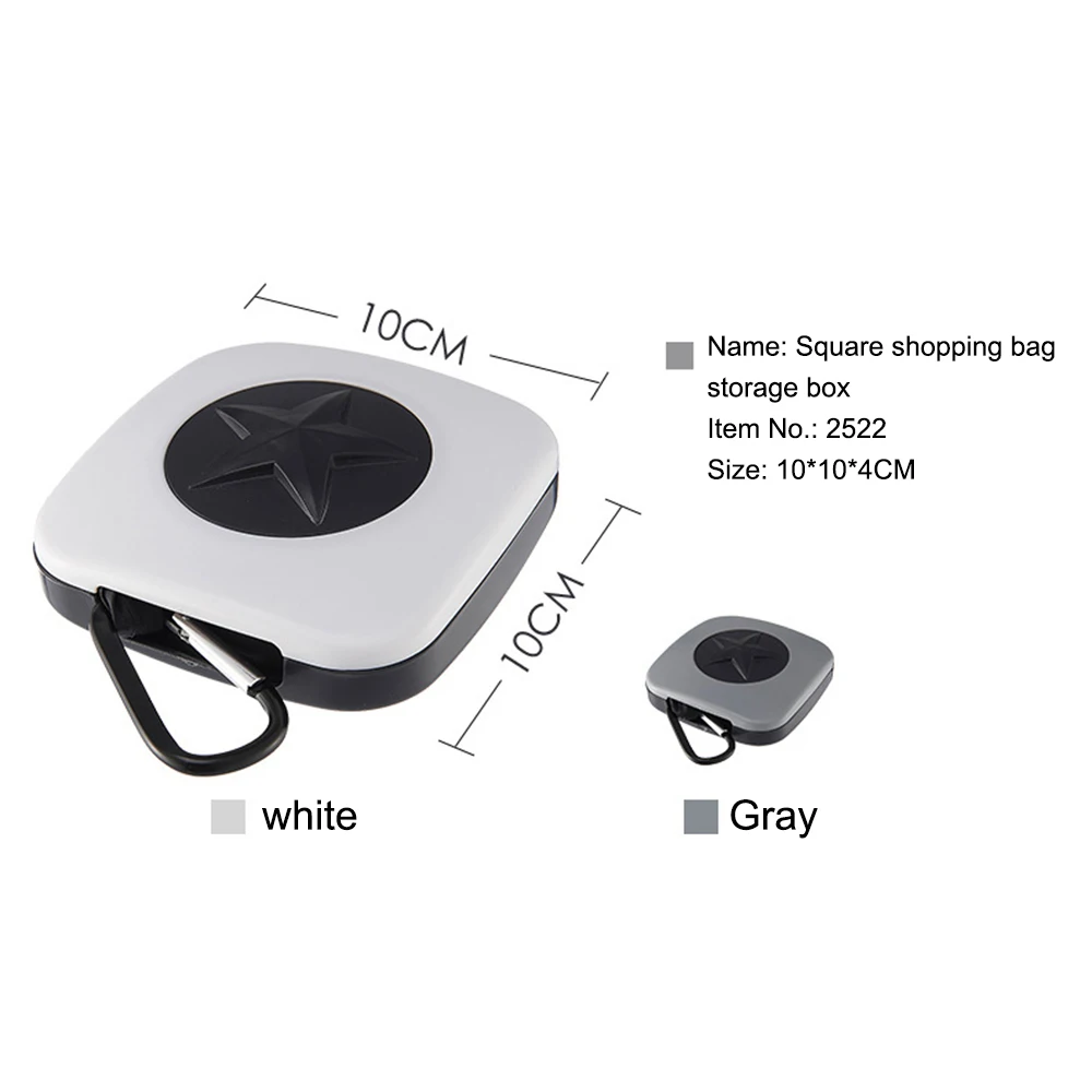 Портативная складная сумка для покупок унисекс вместительная нейлоновая