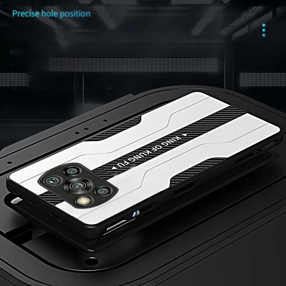 for xiaomi poco x3 pro case carbon fibre leather cover for xaomi poxo poko x 3 x3pro 6 67 soft tpu phone shell shockproof funda free global shipping