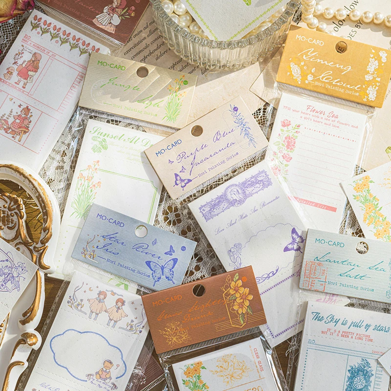 

30 sheets Memo Pad Diary Stationery Retro Kraft paper Journal Planner Scrapbooking Vintage Decorative DIY Material Paper