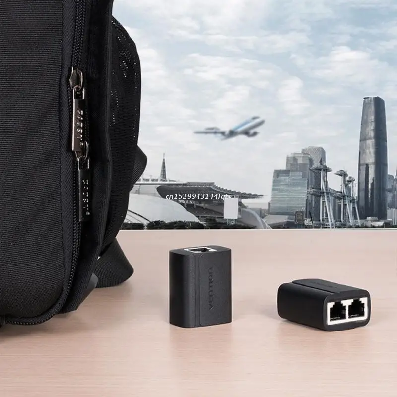 Разветвитель Ethernet адаптер RJ45 гнездо 1 к 2 гнездовой разъем соединитель 8P8C