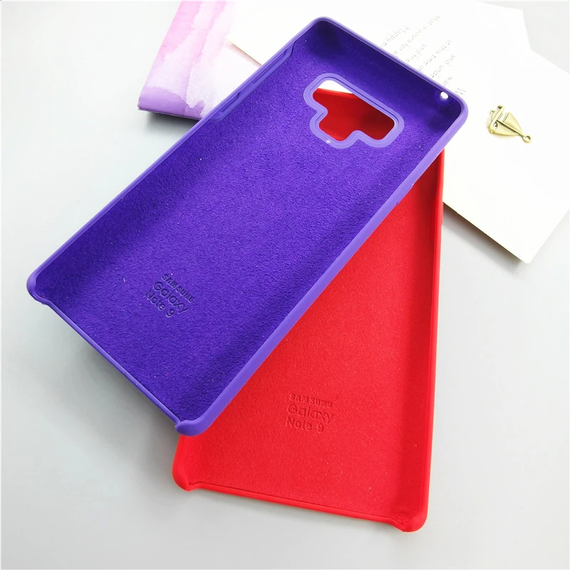 Samsung Galaxy Note9 Silky Soft-touch Liquid Silicone Shell Cover Case For Galaxy Note 9 N9 With Retail Box