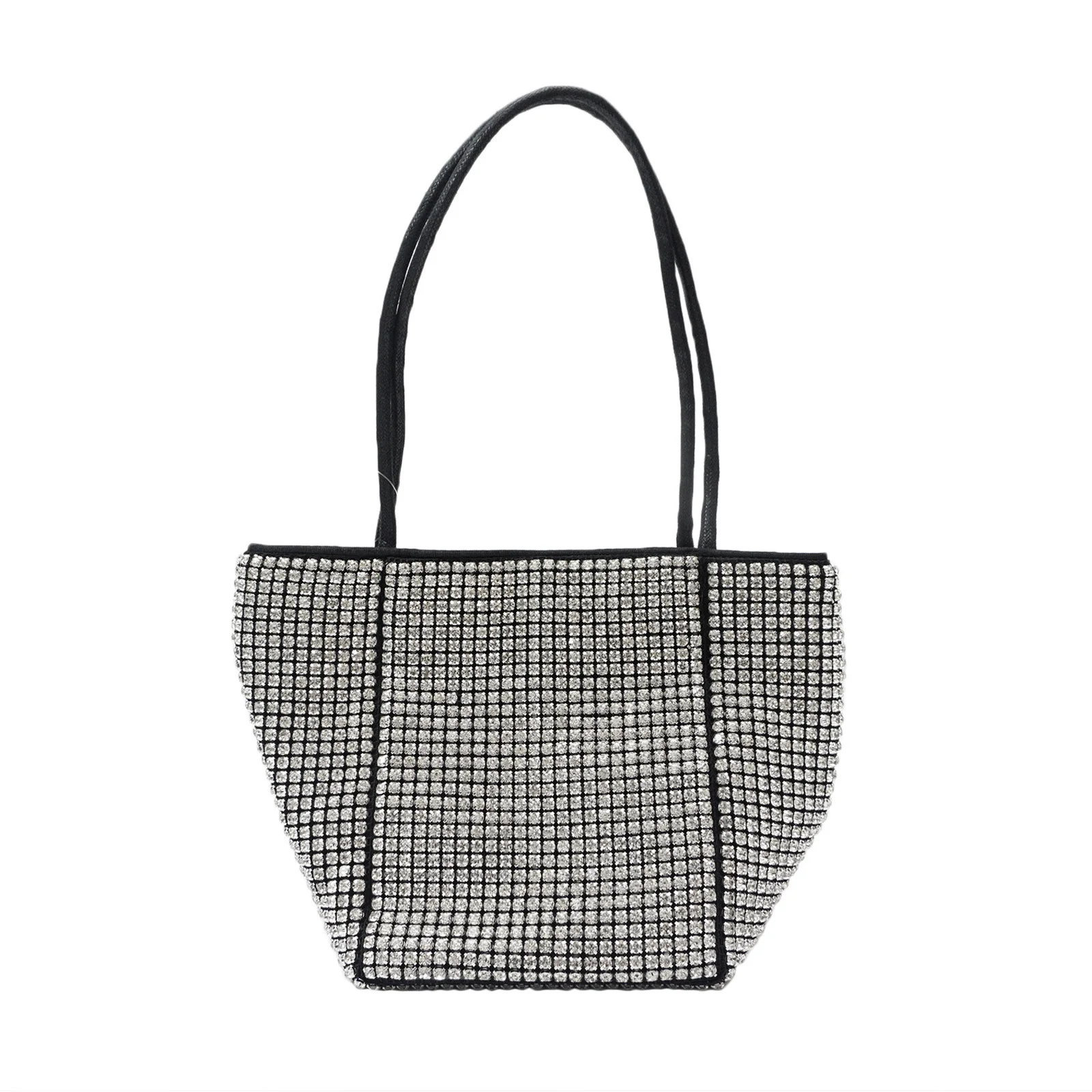 

Kai Weili 2021 new women's bag basket rhinestone bag Europe and America ins net red portable shoulder messenger bag