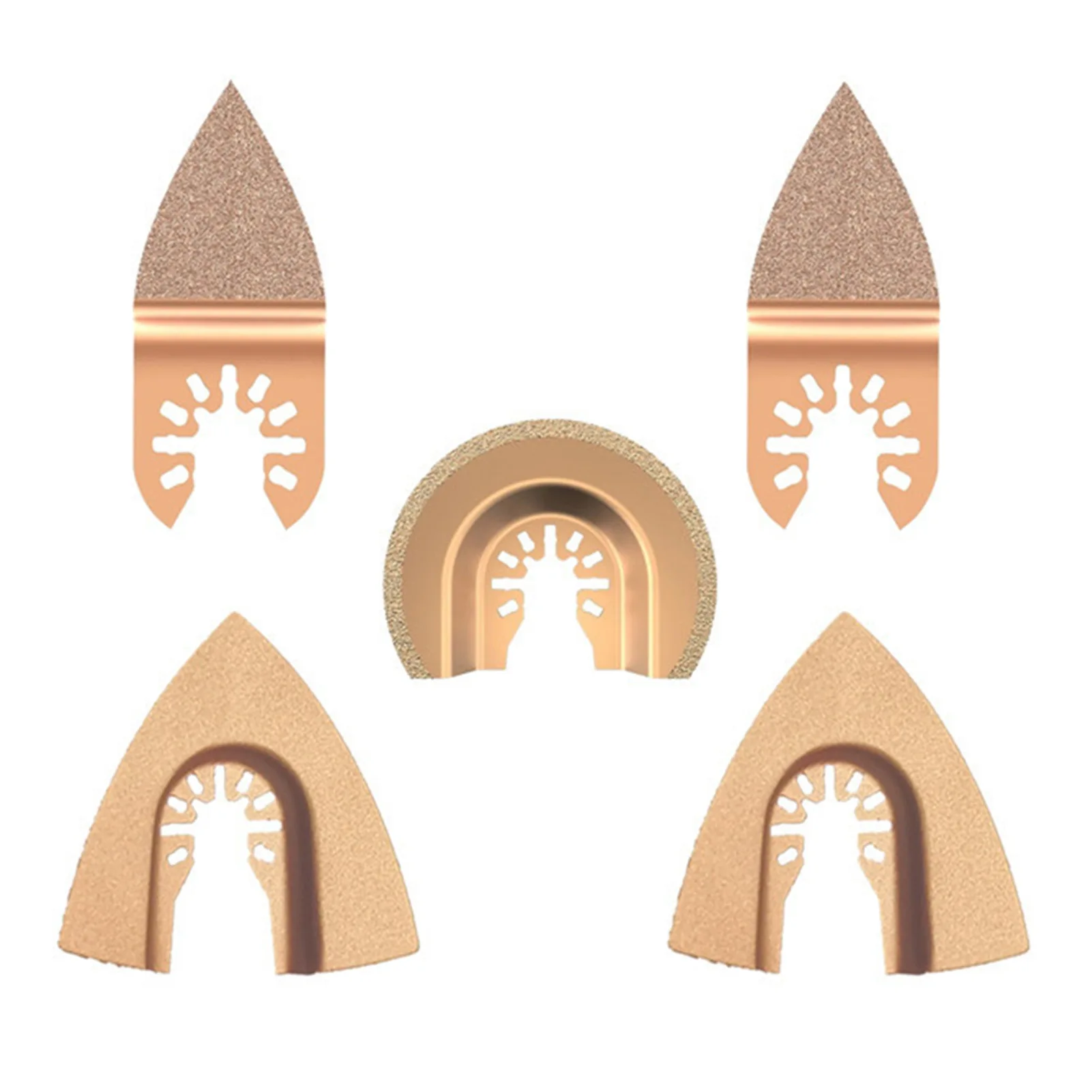 

5pcs/set Saw Blade Universal Grinding Ceramic Tile Oscillating Tool Multifunctional Hard Carbide Tools Quick Release Concrete