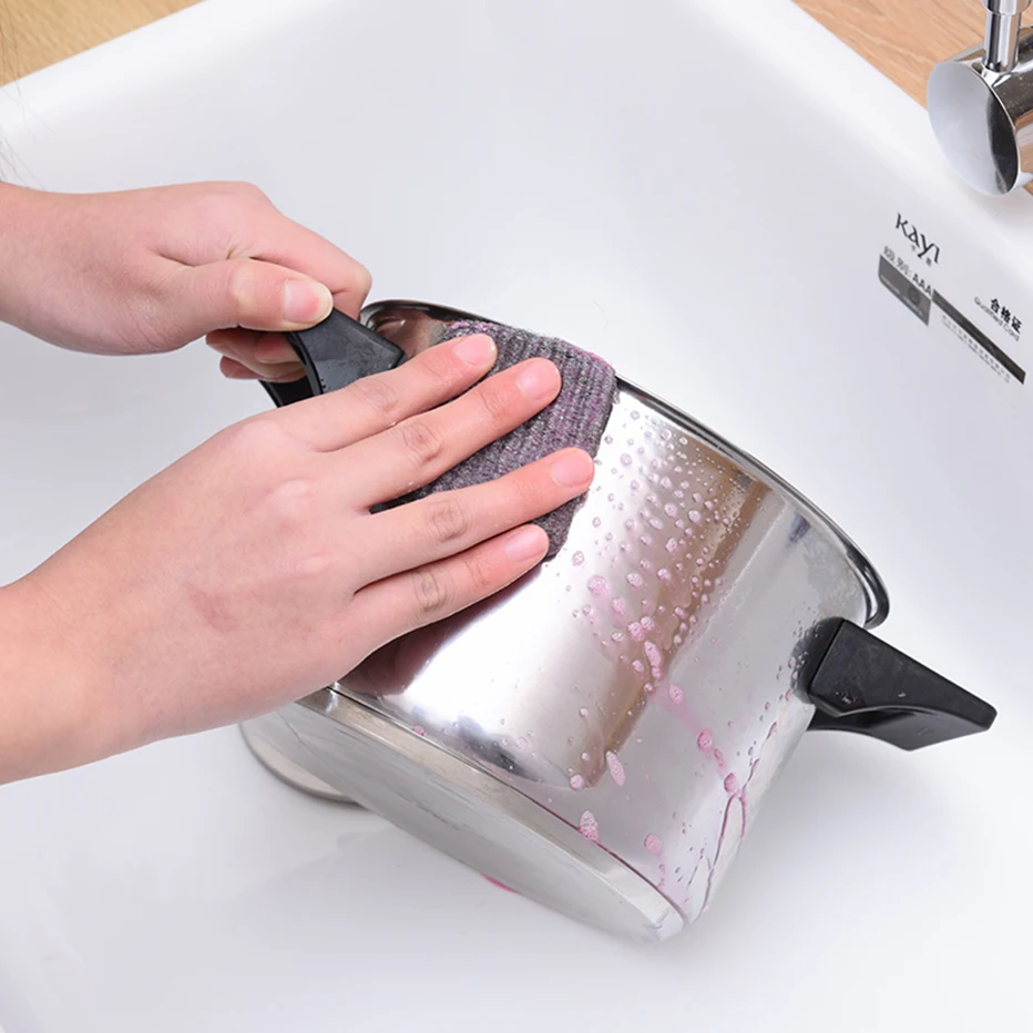 Волшебная Чистящая губка Basedidea с мыльным порошком для мытья посуды смеситель