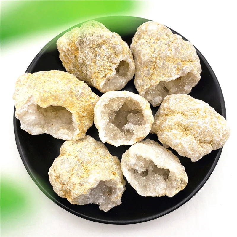

1PC Natural Agate Geode Raw Crystal Mineral Energy Healing Crystals Lucky Rough Stone Cluster Cave Collection Specimen