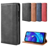 leather phone case for xiaomi redmi note 7 note 7s note 7 pro cover flip card wallet with stand retro coque