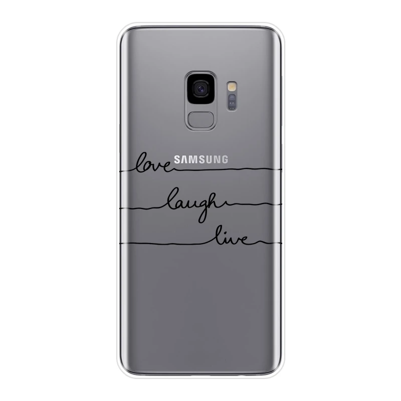 Чехол-накладка для Samsung Galaxy Note 9 8 5 4 силиконовый с цитатой Tinker Bell мягкий S5 S6 S7 Edge S8 S9