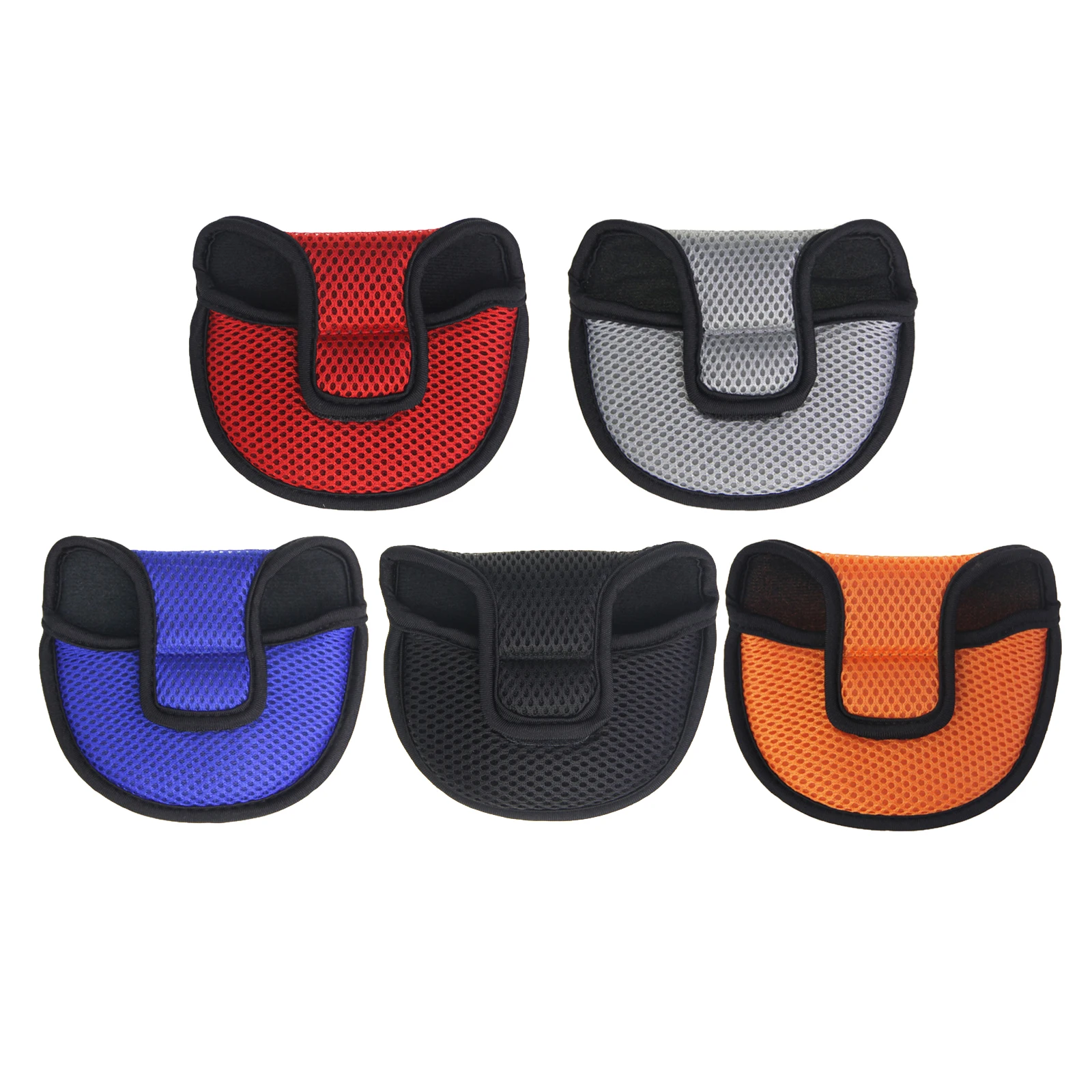 

Mesh Golf Club Mallet Putter Head Cover Protective Headcover Universal