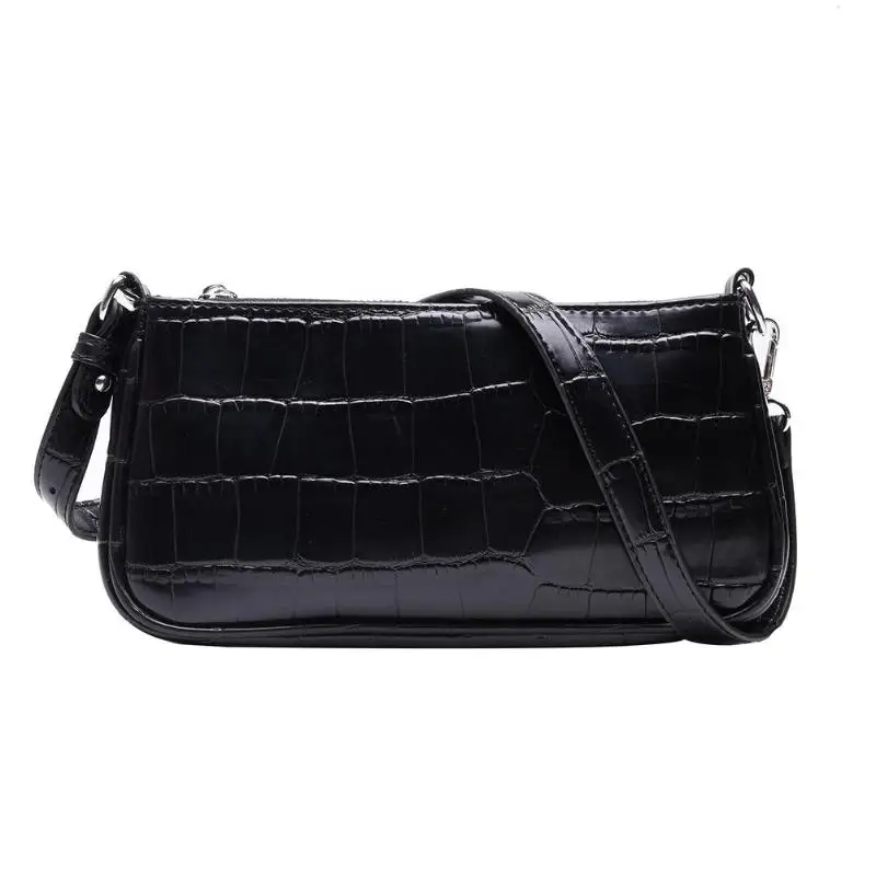 Small Shoulder Bags for Women Crocodile Leather Square Bag Brand Mini Designer Travel Totes Office Lady Shoulder Bag