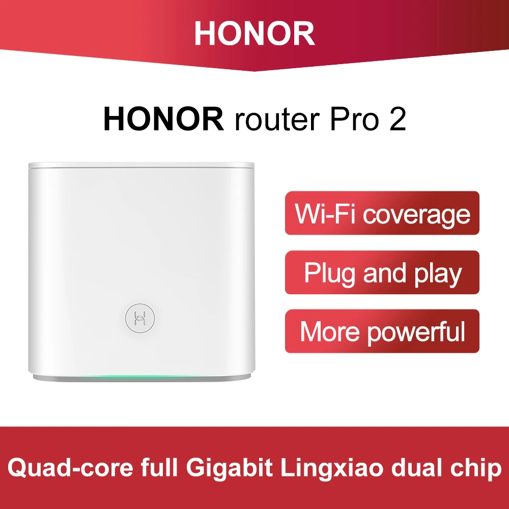 Беспроводной Wi-Fi роутер Honor Pro 2 двухдиапазонный ретранслятор 4 ГГц и 5