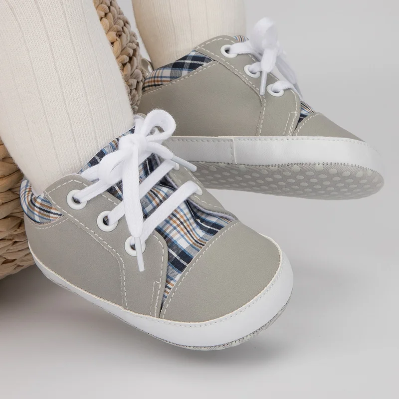 Обувь для новорожденных уличная повседневная мальчиков и девочек начинающих