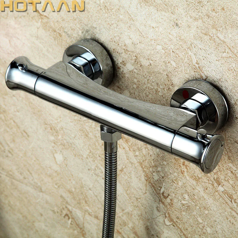 

Free Shipping Thermostatic Shower Faucets Bathroom Thermostatic Mixer Hot And Cold Bathroom Mixer Mixing Valve Bathtub Faucet