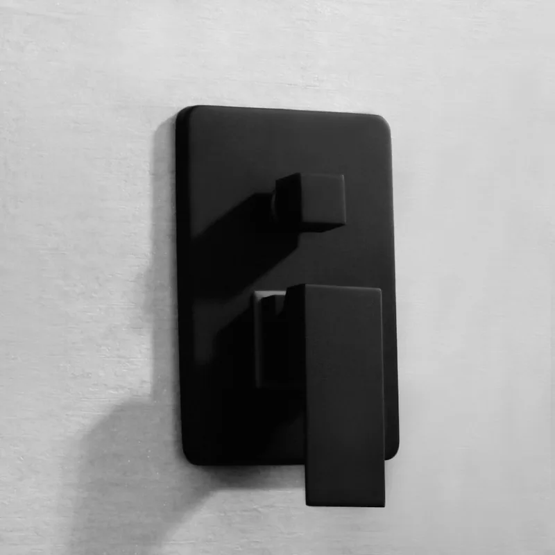 Съемный Черный полностью медный светодиодный светильник для душа