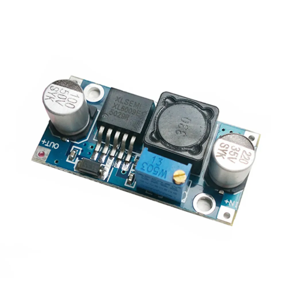 XL6009 boost модуль DC питания регулируемый выходной ультра LM2577 4A ток|Интегральные