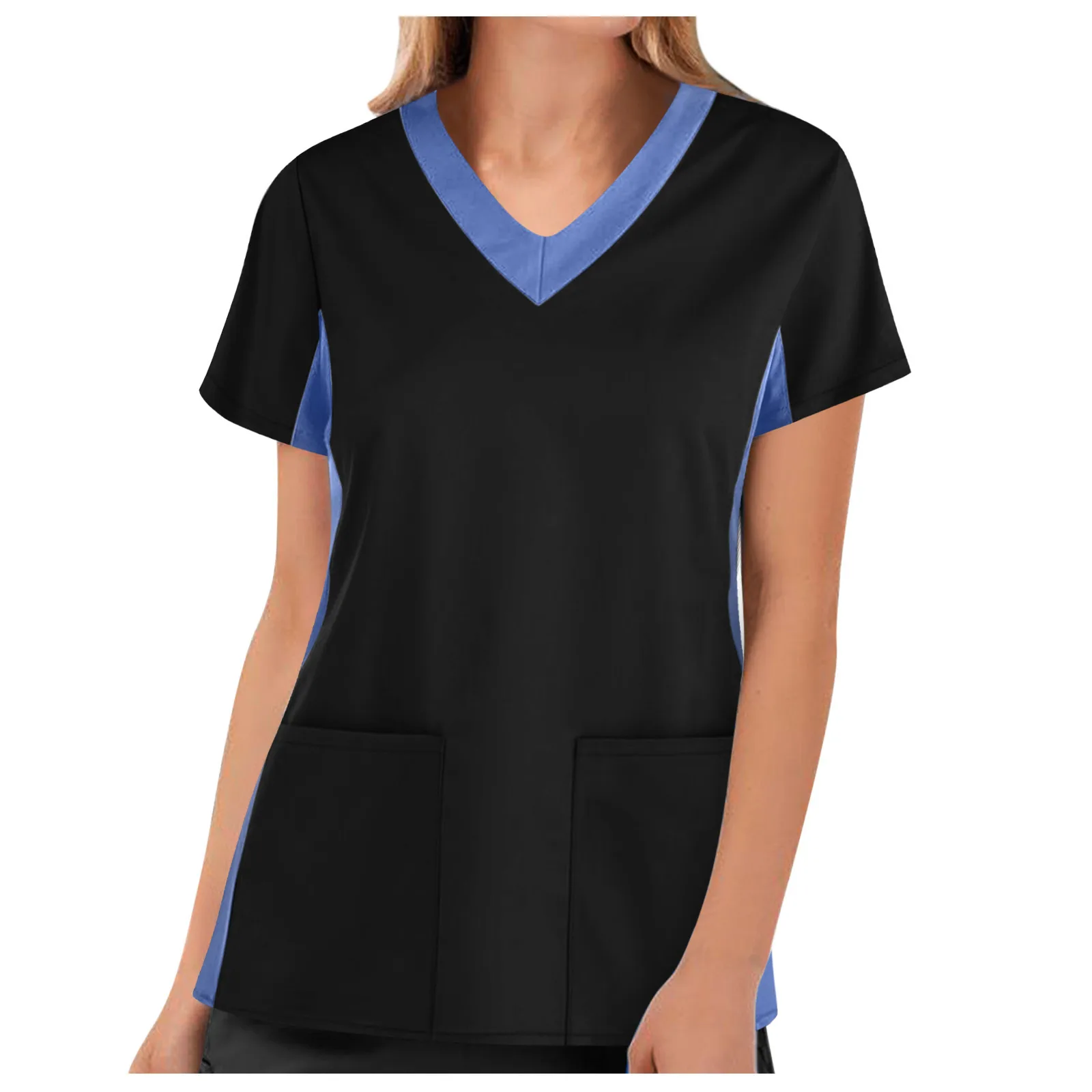 Больничные работники по уходу за персоналом 2021 Женская Лоскутная рубашка с