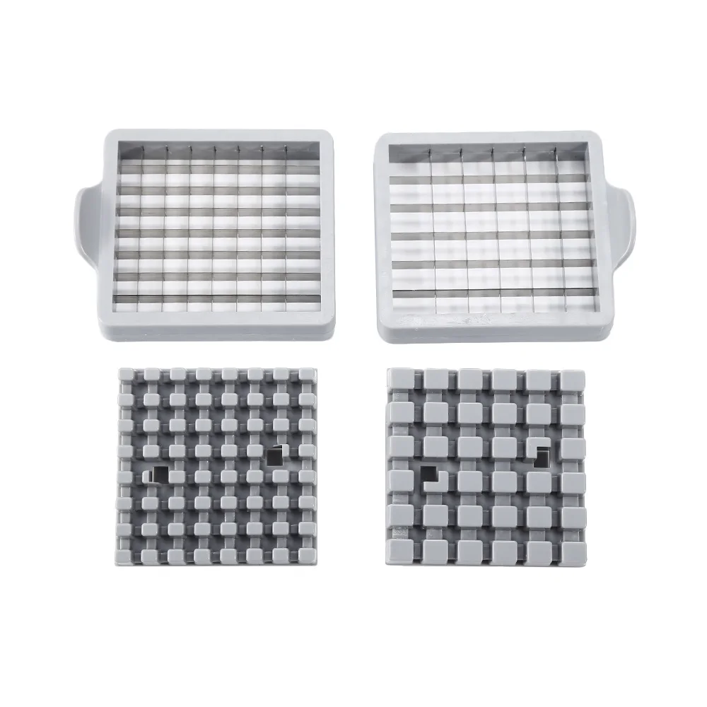 

2 Blades Stainless Steel Home French Fries Potato Chips Strip Slicer Cutter Chopper Chips Machine Making Tool Potato Cut Fries