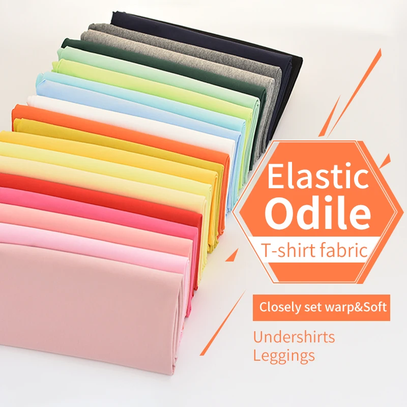 Хлопковая трикотажная футболка Odile летняя хлопковая ткань с лайкрой плотные