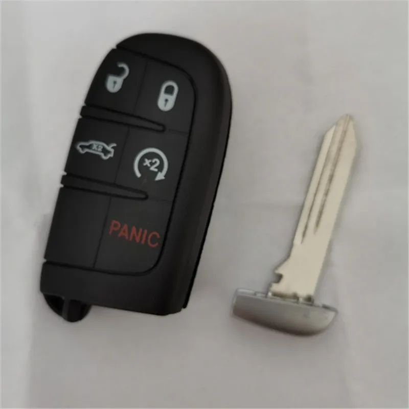 

Чехол DAKATU для Chrysler 300, Dodge Challenger, зарядное устройство Journey для Jeep Smart Remote, чехол для автомобильного ключа с 5 кнопками