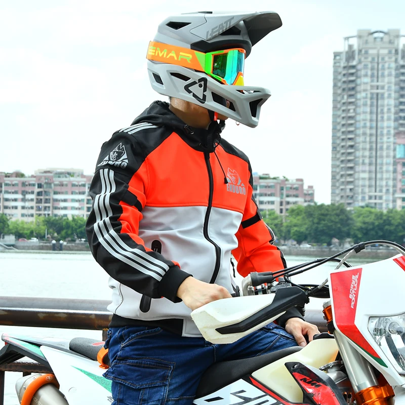 Новое поступление внедорожник Enduro softshell ветрозащитная куртка с капюшоном для