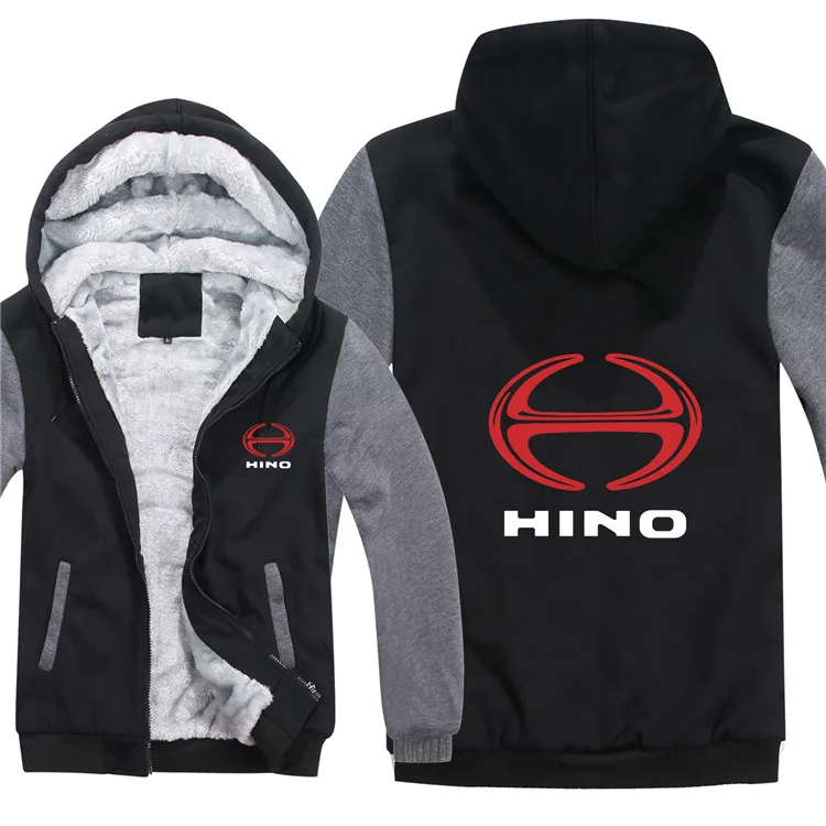 

For Hino Diesel Trucks Hoodies Men Fashion Wool Liner Jacket Trucks Sweatshirts Men Coat Pullover 6