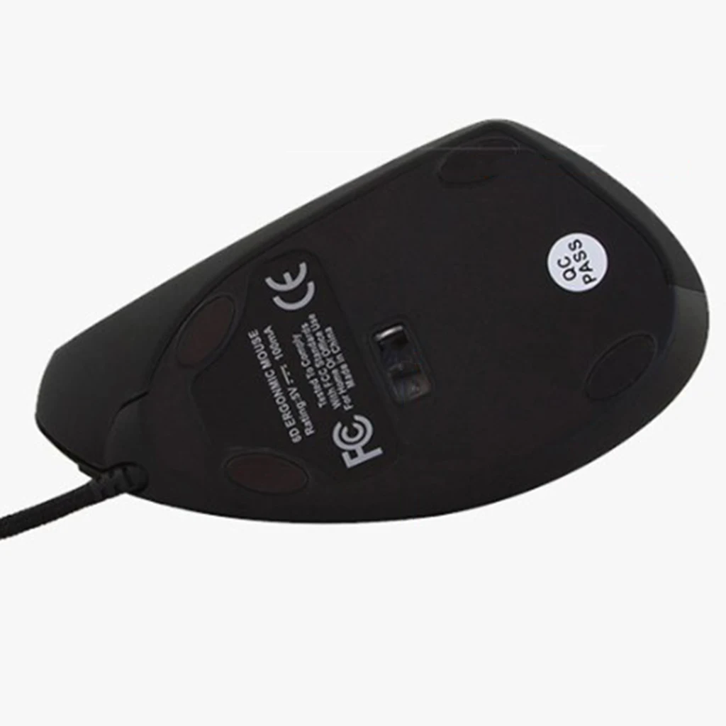 

Ergonomic Mouse Optical Vertical Mouse 5 Button 1000DPI Wired 2.4G Precision