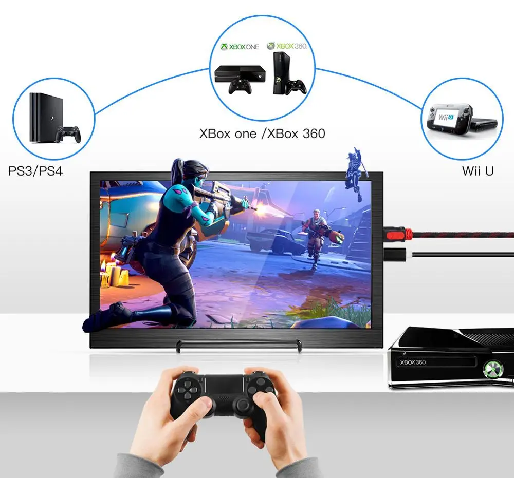 Eyoyo EM13F 13 3 &quotHDMI Портативный второй монитор IPS игровой 1080P ЖК экран Pantalla для Raspberry Pi