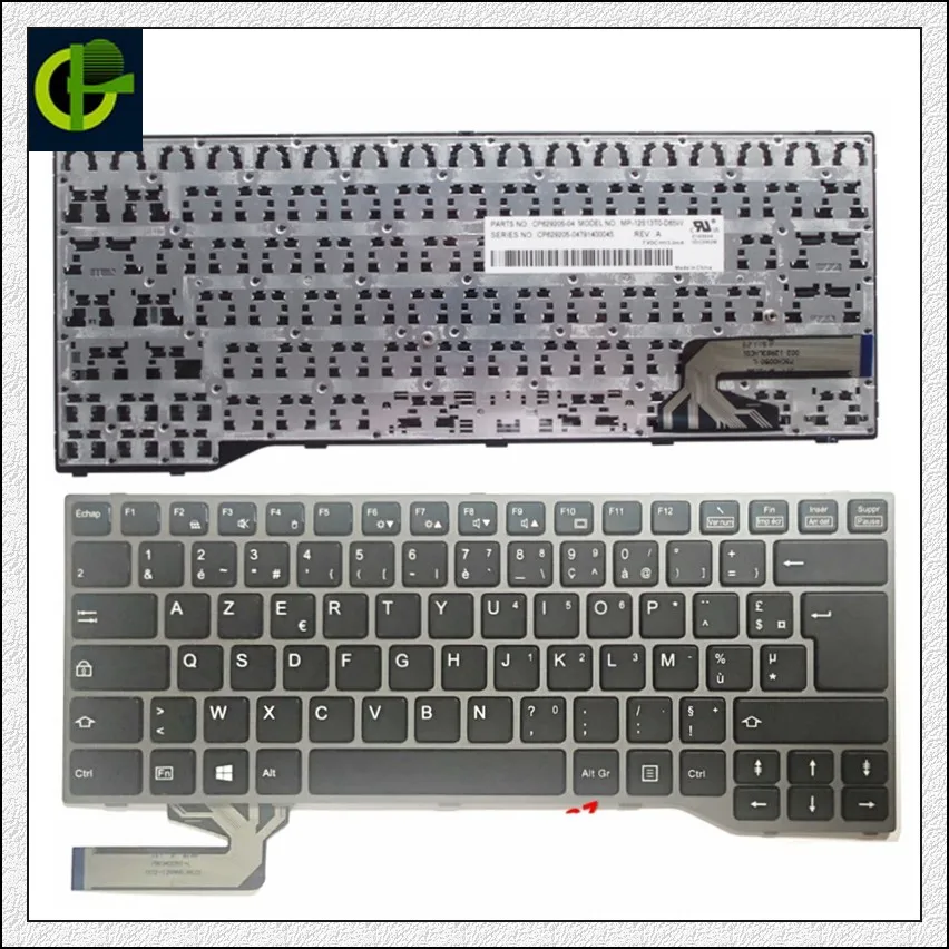 Французская клавиатура с раскладкой Azerty для Fujitsu Lifebook E733 E734 E743 E744 E544 E736 E746 E546 E547