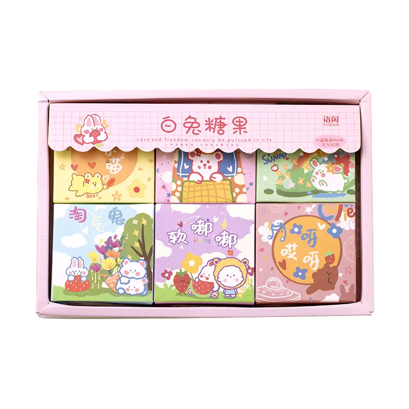 

BULA 300 Sheets Yunbian Shop Series Boxed Sticker Set Journal Sticker Decoration Scrapbook DIY Stationary School Supplies
