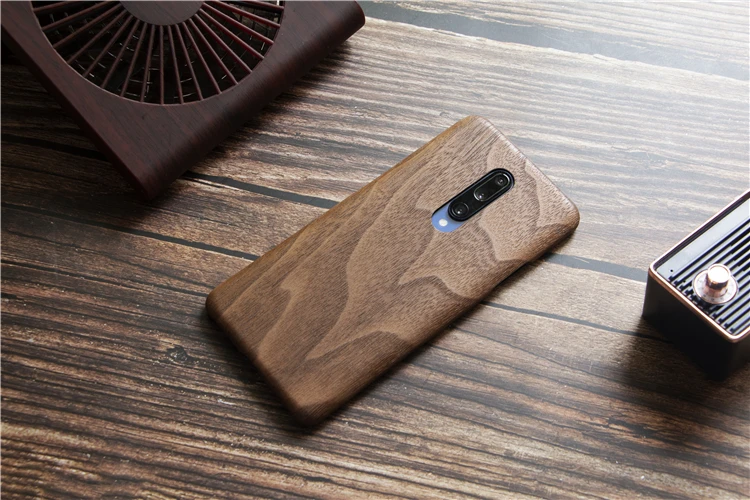 Натуральный Деревянный чехол для телефона для Oneplus 7 7 Pro 7Pro Чехол черный палисандр/Черный лед дерево оболочка(настоящее дерево) 1+ 7 Pro