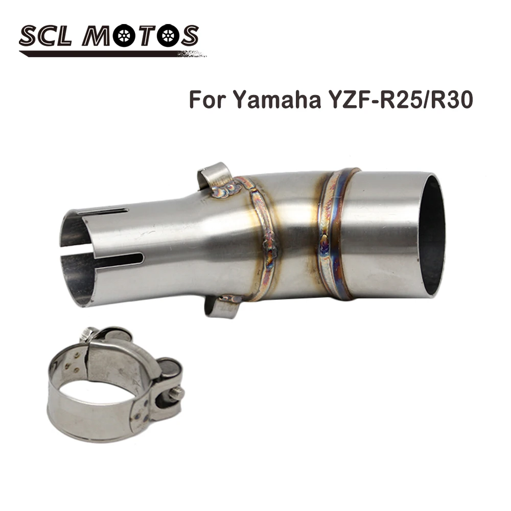 SCL MOTOS 1 шт. мотоцикл Нержавеющая сталь выхлопная средняя труба Соединительная для