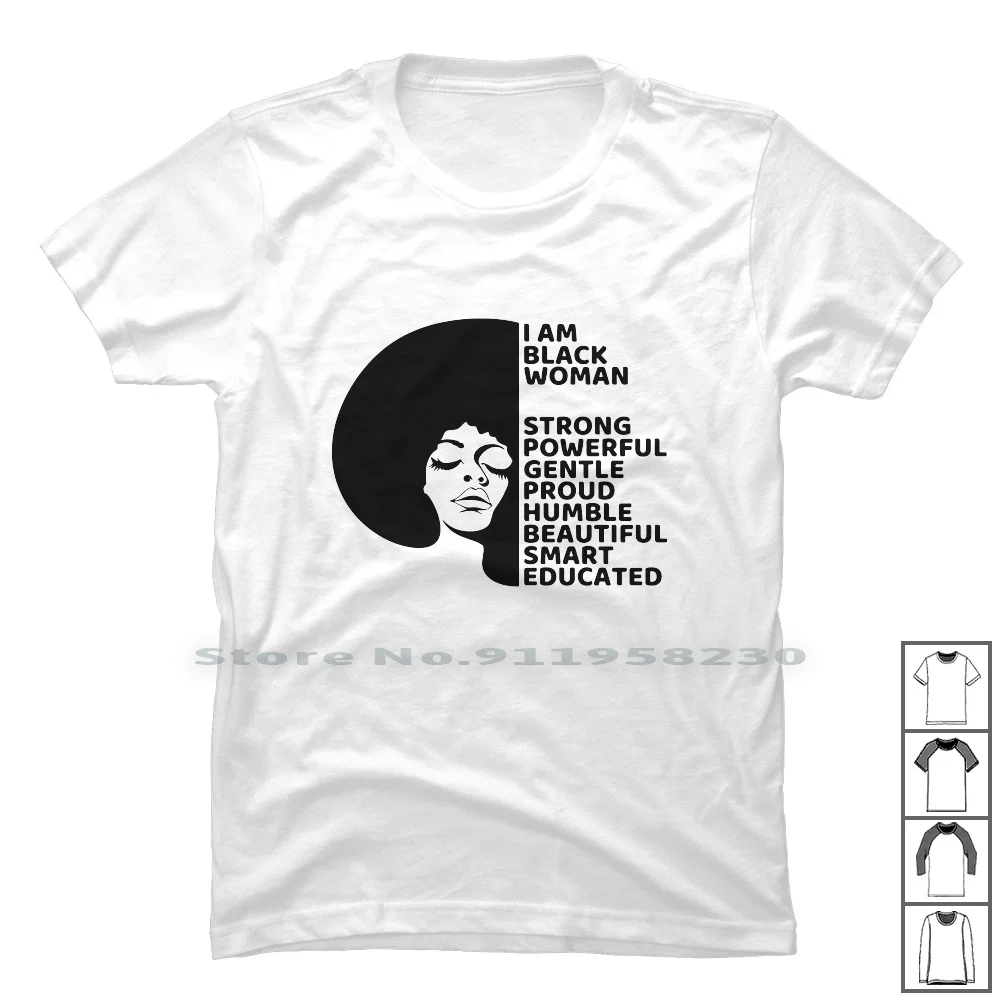 

Женская черная футболка из 100% хлопка I'm A Black Lack Om