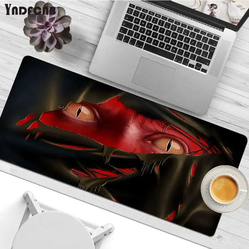 

Fantasy Red Eyes Devil Vintage Cool Large Mouse pad PC Computer mat Size for L XL game Customized mouse pad for CS GO PUBG