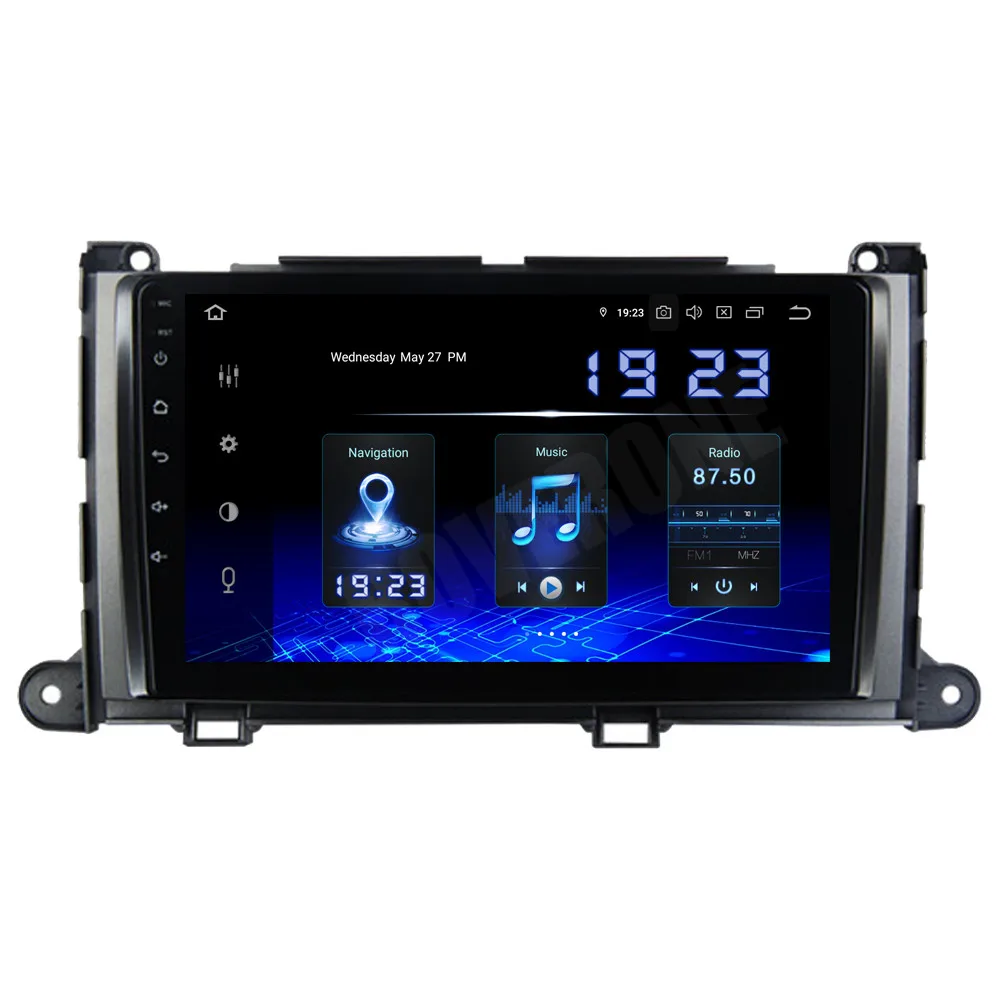 Автомобильный мультимедийный плеер RoverOne для Toyota Sienna XL30 2010 2014 Android 10 Авторадио