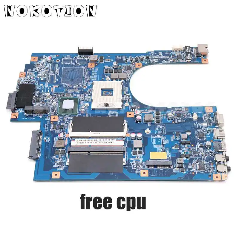 

NOKOTION MBPT501001 MB.PT501.001 For Acer aspire 7741 7741Z 7741G 7741ZG Laptop Motherboard 48.4HN01.01M HM55 DDR3 free cpu