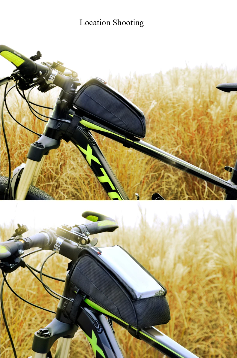 Велосипед EASYDO велосипедная сумка MTB Сумка водонепроницаемая Передняя труба рамка сумка экран сенсорный телефон Сумки велосипедные дорожные сумки