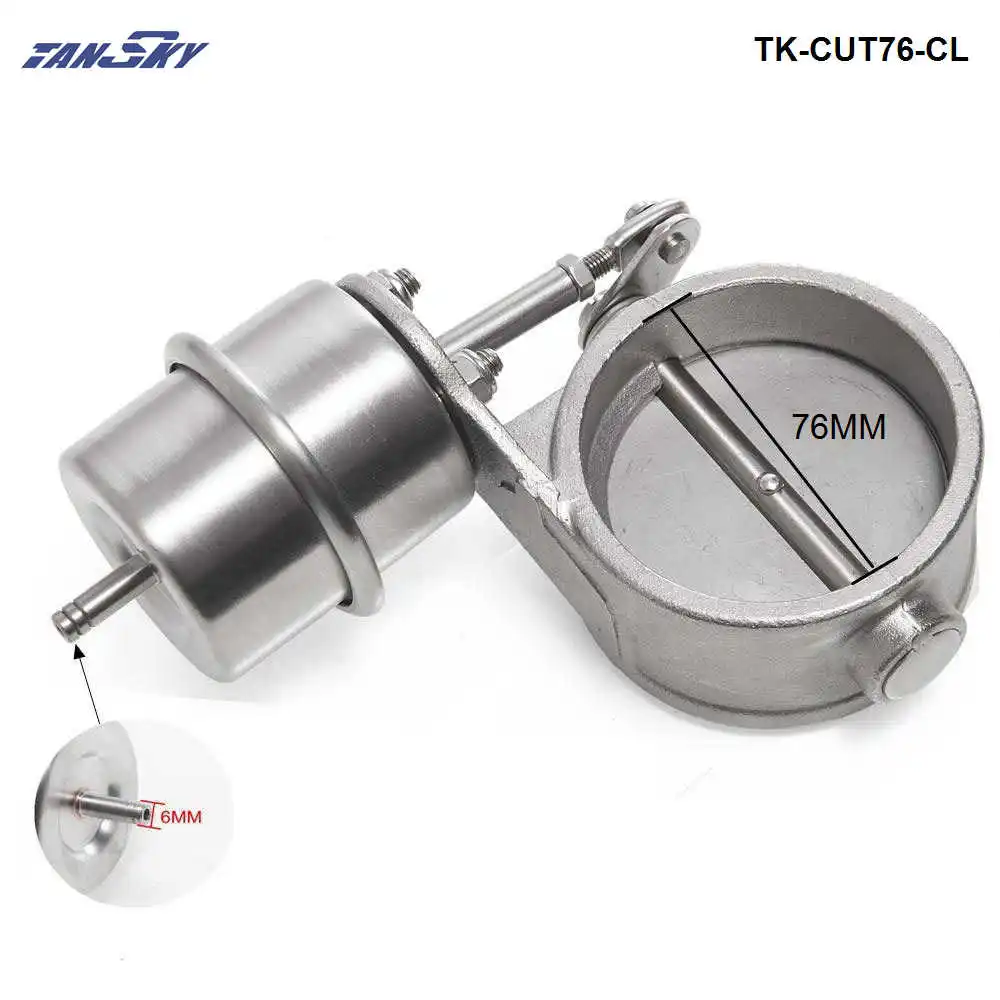 NEW Vacuum Activated Exhaust Cutout 3'' 76MM Close Style Pressure: about 1 BAR For Ford Focus 98-12 TK-CUT76-CL | Автомобили и