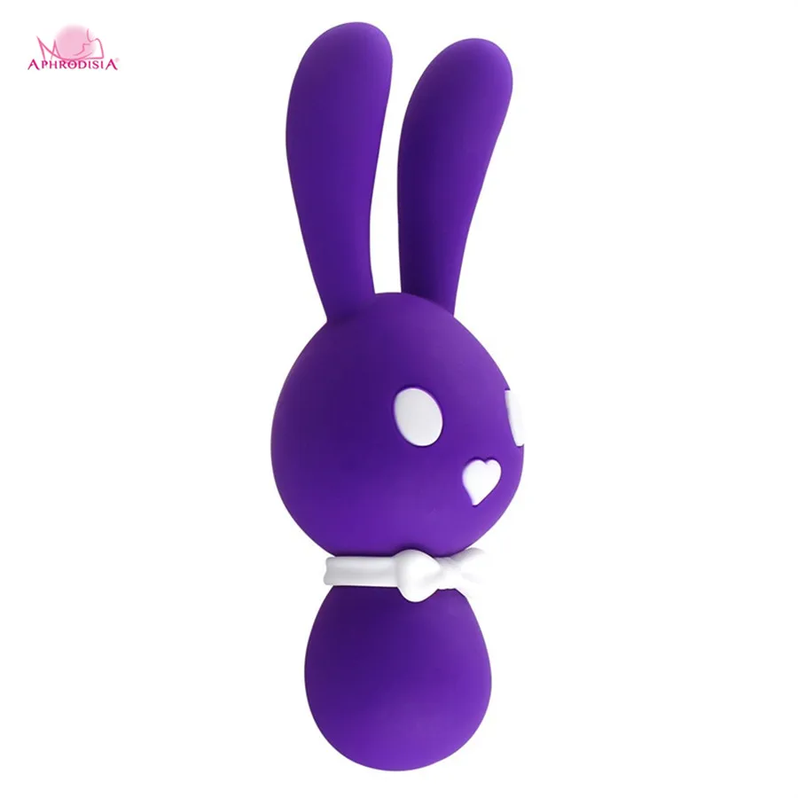 10 вибраций силиконовый мини кролик вибратор для женщин Стимулятор клитора