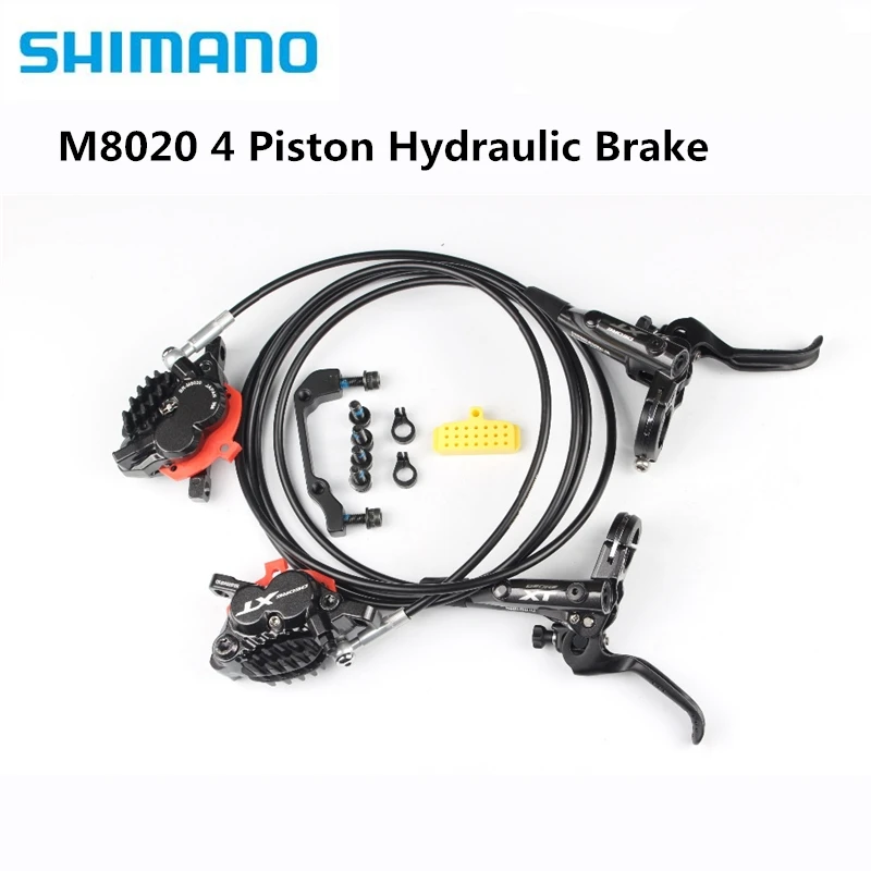 Shimano XT M8020 M8120 4 поршневой горный велосипед гидравлические дисковые тормоза для MTB