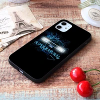 For iPhone Supernatural Shatter uninverse Soft TPU Border Apple iPhone Case