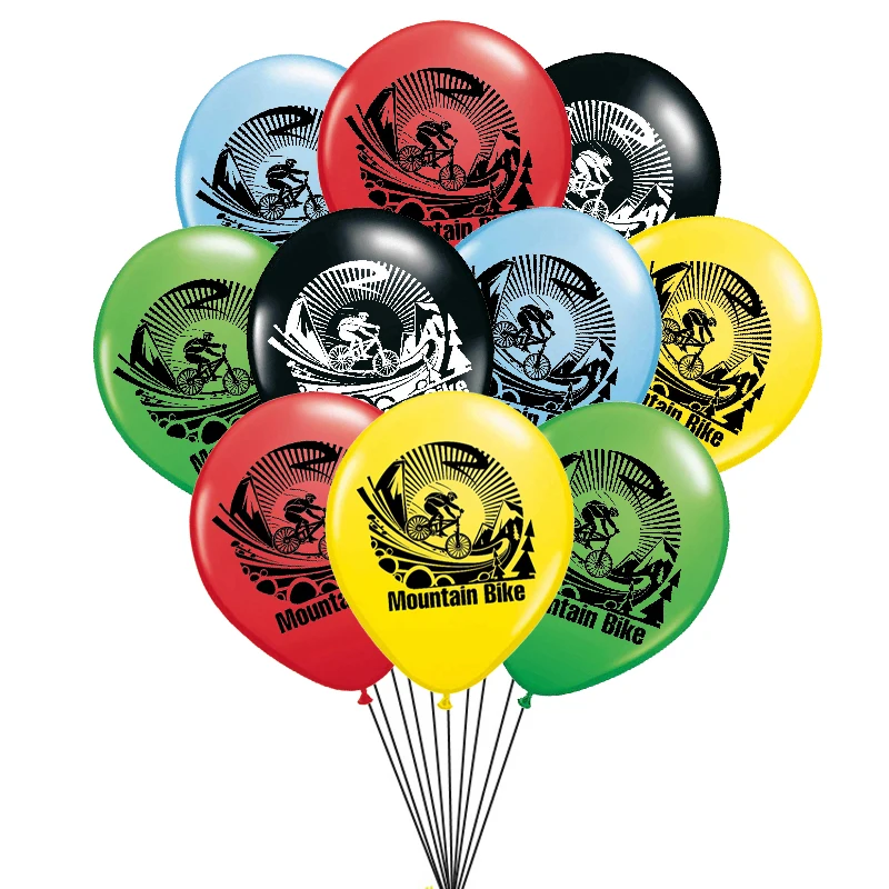 10 шт./лот 12 дюймов горный велосипед воздушных шаров из латекса BMX для мальчиков с
