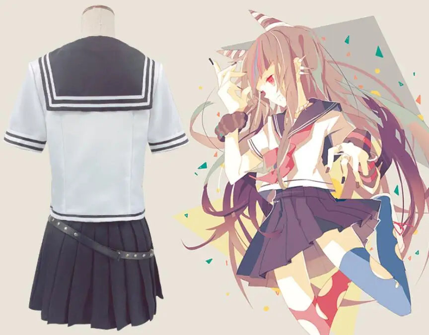 2020 Ibuki Mioda костюм для тематической вечеринки Dangan Ronpa 2 Попрощайтесь с отчаянием