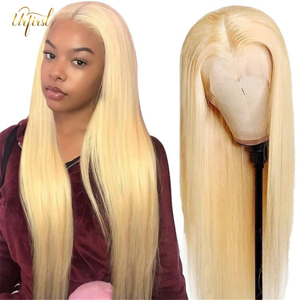 Transparent 613 Blonde Lace Front Wig Straight Human Hair Wigs Honey Blonde Lace Wigs Brazilian Remy 30 inch Lace Frontal Wig