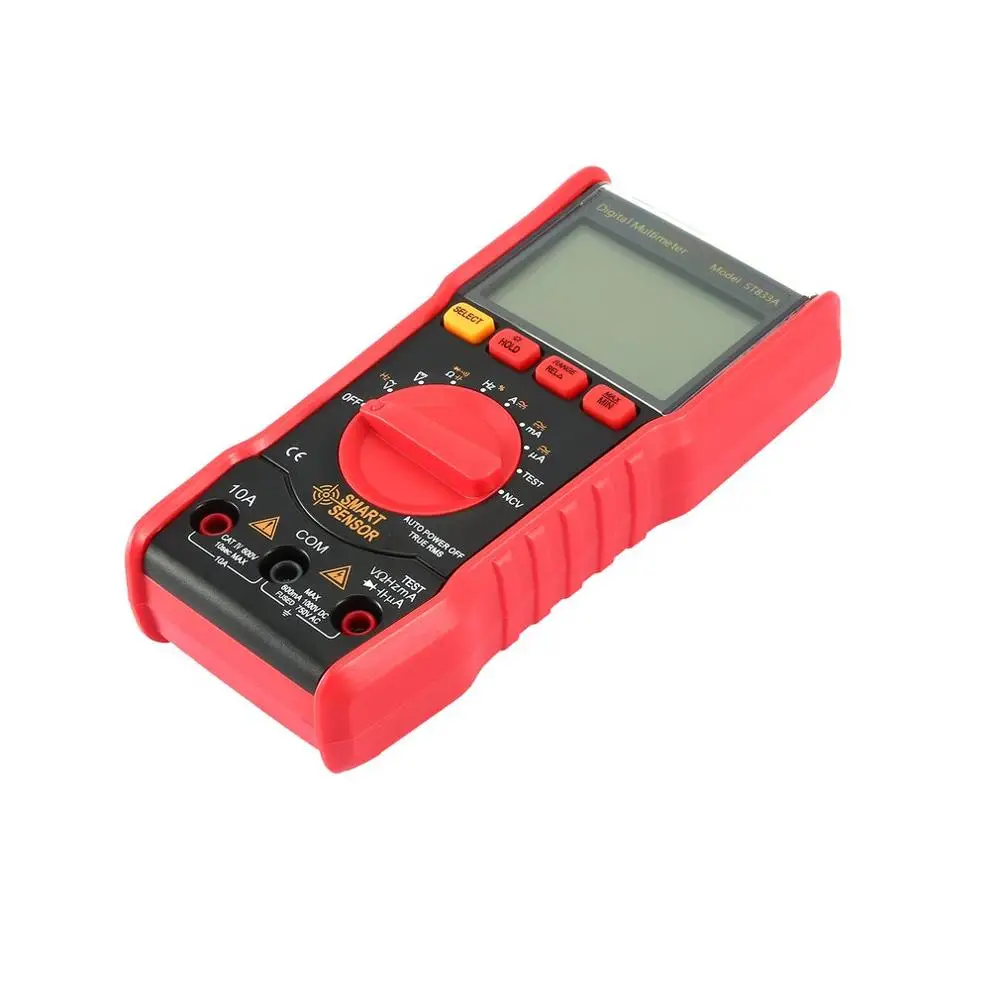 Smart Sensor Portable Digital NCV Multimeter AC/DC Current Voltage Capacitance Ohm Transistor Flashlight LCD Display | Инструменты
