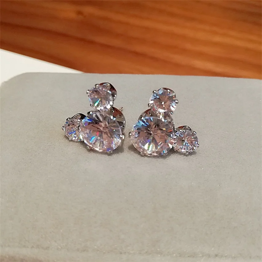 Серьги с цирконом в форме мыши женские темпераментные супер-красные серьги виде