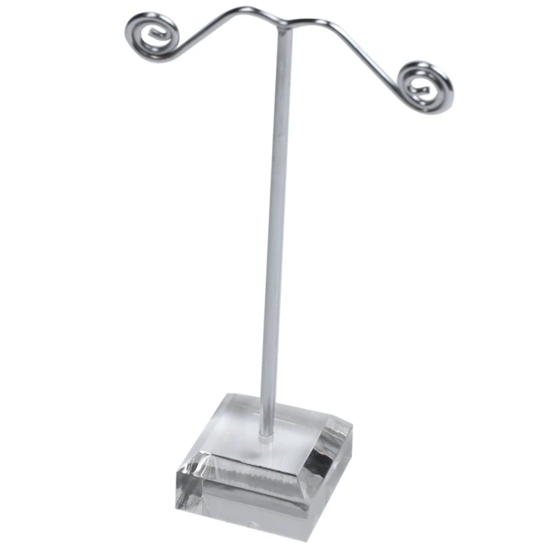 

10 шт., металлические серьги-подставки с кристаллами