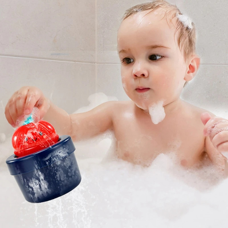 

Baby Bath Toys Cute Cartoon Spray Water Shower Mushrooms Sprinklers Bathroom Sprinkling Toys Beach Swimming Toddler Toys Gift