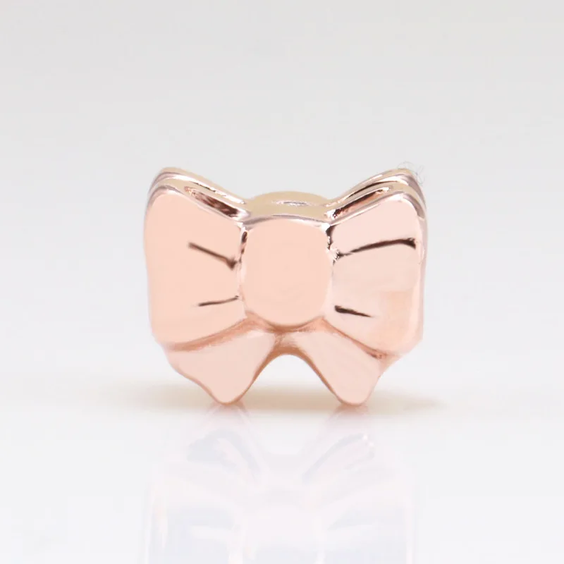 

Claudia S925 Sterling Silver New bow charms Fit Original Bracelet Women Jewelry DIY Gift