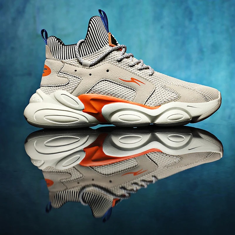 

2021 Air Mesh Men's Sneakers Outdoor Running Sports Shoes Tennis Trainers Sneakers Breathable Shoes Zapatillas Hombre Deportiva
