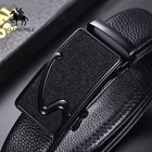 Ремень мужской NO.ONEPAUL, из металлического сплава, с автоматической пряжкой, Повседневный, для джинсов