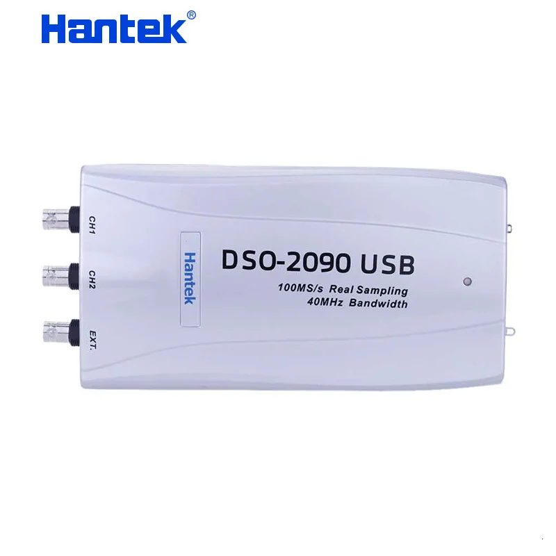 Hantek DSO-2090 портативный цифровой осциллограф 2 канала 40 МГц полоса пропускания USB осциллограф для ПК 100 мс/с официальный и